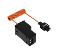 ERYUE ZGCINE DT-AD200 Batterie Factice de Remplacement avec Prise D-Tap pour AD200 Pro II pour Obtenir Une Longue Durée de Travail Les Photographes Professionnels