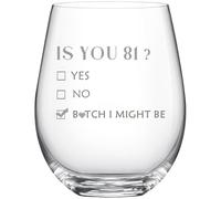 ERYUWOZA Cadeau de 81e anniversaire pour femme et homme, tournant 81 ans, fournitures de fête de 81 ans, accessoires de fête pour elle, lui, cadeaux d'anniversaire pour 81e femme, 530,3 g