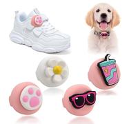 Erzekrim Lot de 4 supports AirTag pour lacets pour enfants, étui de protection pour Airtags, étui de protection en silicone pour traqueur GPS, housse de protection cachée pour lacets, collier de