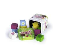 Erzi 14315 - Dés de chocolat en bois dans une boîte - Articles de magasin pour enfants - Jeu de rôle