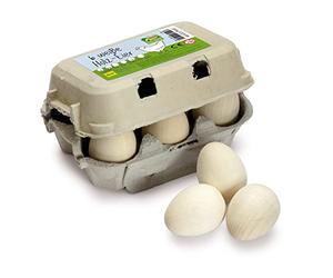 Erzi 17010 - 6 oeufs blancs