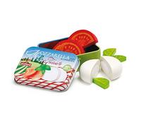 Erzi 17045 - Jouet Mozzarella et Tomate dans Une boîte - Multicolore