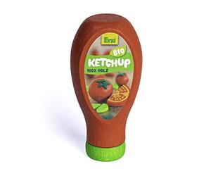 Erzi 19130 Ketchup en bois, article de magasin pour enfants, jeux de rôle