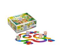 Erzi 42367 Jungle Run Jeu éducatif en Bois avec chemins colorés et écrous | Jeu créatif et logique pour Enfants 3+ | Fabriqué en Allemagne