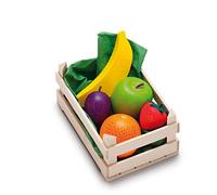 Erzi Jeu de Simulation en Bois pour épicerie Merchandising Assortiment de Petits Fruits
