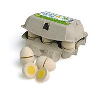 Erzi - Oeufs à Couper Jouet, Multicolore, 17015