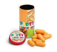 Erzi party dans la boîte, saucisses, holzwürstchen spielwürstchen en bois hauteur: 9,2 cm-diamètre 4,8 cm (marron)