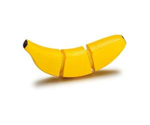 Erzi Pretend Play en bois épicerie Merchandize Banane pour couper, 12.6 x 5.0 x 2.7 cm - Version Anglaise
