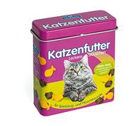 Erzi Pretend Play en bois épicerie Merchandize Chat Nourriture dans une boîte métallique - version anglaise