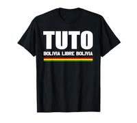 ES Con Tuto Presidente Bolivia Libre Drapeau Bolivien 2025 T-Shirt