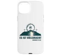 ES ist Vollbracht - Passover Easter Jesus Empty Tomb German Coque pour iPhone 15 Plus