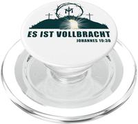 ES ist Vollbracht - Passover Easter Jesus Empty Tomb German PopSockets PopGrip pour MagSafe
