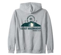 ES ist Vollbracht - Passover Easter Jesus Empty Tomb German Sweat à Capuche