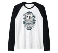 ES Pues La Fe - Hébreos 11:1 Verset biblique Espagnol chrétien Manche Raglan
