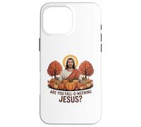 ES-tu Jésus en Automne ? Citrouille Funny Fall Jesus Coque pour iPhone 16 Pro Max