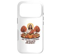 ES-tu Jésus en Automne ? Citrouille Funny Fall Jesus Coque pour iPhone 17 Pro