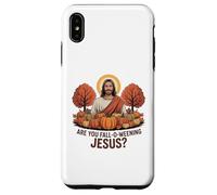 ES-tu Jésus en Automne ? Citrouille Funny Fall Jesus Coque pour iPhone XS Max