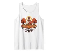 ES-tu Jésus en Automne ? Citrouille Funny Fall Jesus Débardeur
