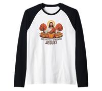 ES-tu Jésus en Automne ? Citrouille Funny Fall Jesus Manche Raglan
