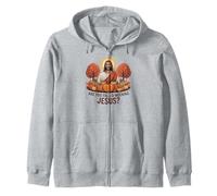 ES-tu Jésus en Automne ? Citrouille Funny Fall Jesus Sweat à Capuche