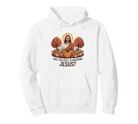 ES-tu Jésus en Automne ? Citrouille Funny Fall Jesus Sweat à Capuche