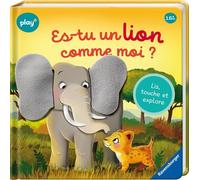 Ravensburger Play + - Livre Lis, touche et explore : Es-tu un lion comme moi ? - Livre bébé dès 18 mois - 13099027