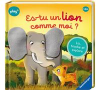 Es-tu un lion comme moi ? Lis, touche et explore - Kathrin Lena Orso - Ravensburger - cartonné - Album jeunesse