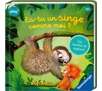 Kathrin Lena Orso – Es-tu un singe comme moi ? – Lis, touche et explore – Cartonné, dès 18 mois