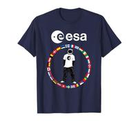 ESA Astronaute Cool Tenu dans Drapeau des États Membres T-Shirt