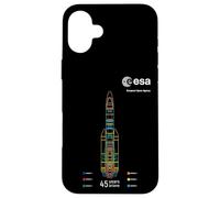 ESA European Space Agency 45 Ans Ariane 1-6 Fusée 1979-2024 Coque pour iPhone 16 Plus