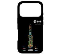 ESA European Space Agency 45 Ans Ariane 1-6 Fusée 1979-2024 Coque pour iPhone 17 Pro