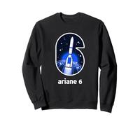 ESA European Space Agency Ariane 6 Fusée Nombre Sweatshirt