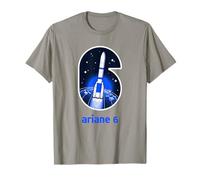 ESA European Space Agency Ariane 6 Fusée Nombre T-Shirt