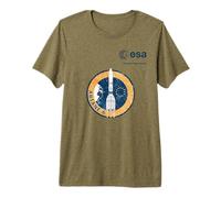 ESA European Space Agency Ariane 6 Fusée Patch Scratch T-Shirt Haut de Gamme