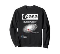 ESA Notre Galaxie Nous Sommes Ici Sweatshirt