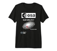 ESA Notre Galaxie Nous Sommes Ici T-Shirt Haut de Gamme