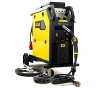 ESAB Rustler 350C PRO Pulse Synergic MIG/MAG Inverter Poste à souder 350 A 400 V - Soudage par impulsion, aluminium, acier inoxydable, alimentation PreciDrive 4 rouleaux, mémoire de travail, MMA