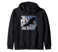 Ésaïe 40:31 Verset Bible Écriture Sweat à Capuche