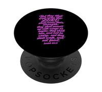 Ésaïe Attend Que Le Seigneur renouvelle Leurs Forces, priez PopSockets PopGrip Adhésif