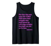 Ésaïe « Attends Que Le Seigneur renouvelle Leurs Forces » Prière Débardeur
