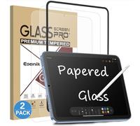 Esanik 2 Pièces Verre Trempé Effet Papier pour iPad Mini (A17 Pro, Modèle 2024, 7ème Génération)/ Mini 6 (8,3", Modèle 2021, 6ème Génération) Protection écran Anti-Reflection Anti-Traces de Doigts