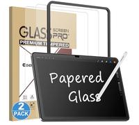 Esanik Lot de 2 protecteurs d'écran en verre trempé 9H avec cadre d'alignement, écriture comme sur papier, anti-reflet pour Samsung Galaxy Tab A9+ 11" (2023)