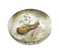 ESASAM Housse de coussin de chaise de bar circulaire en forme de papillon et de violoncelle qui protège votre chaise de bar de la poussière et des taches, et vous offre un confort optimal