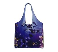 ESASAM Killer Whale Sac à bandoulière en toile pour un usage quotidien et l'exploration urbaine, Noir , Taille unique