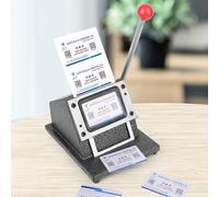 EsaSam Machine de découpe Manuelle de Cartes de Visite, découpeuse de Cartes en PVC avec poignée allongée et Base Stable, positionnement précis et Coupe soignée, pour Une Taille de 86 x 54 mm