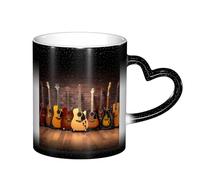 ESASAM Mug à changement de couleur ciel étoilé de la collection Guitar Collection, ajoutant une touche de magie à votre vie quotidienne