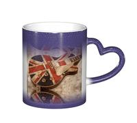 ESASAM Mug avec drapeau britannique et ciel étoilé qui change de couleur, ajoute une touche de magie à votre vie quotidienne