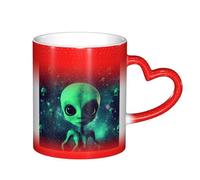 ESASAM Mug vert Alien ciel étoilé changeant de couleur, ajoutant une touche de magie à votre vie quotidienne