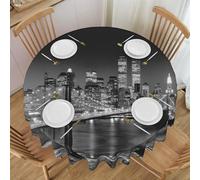 ESASAM Nappe ronde décorative New York Fashion - 152,4 cm