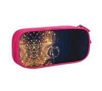 ESASAM Note de musique dorée avec impression étoile brillante tombée en tissu Oxford pour l'école, le bureau et les voyages, rose, Taille unique, Sac à dos enfant